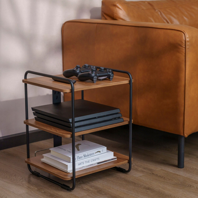 Stendë monitori Maclean MC-978, 3 rafte, 90kg, e zezë