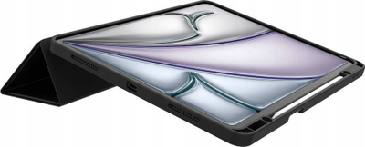 Këllëf folio JCPal DuraPro për iPad Air 13" M2 M3, me mbajtëse Pencil, i zi