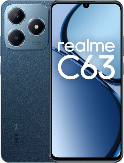 Телефон Realme C63, 8GB RAM, 256GB, сина