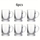 Gotë qelqi 6/1  360ml . DELI GLASSWARE