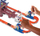 Pistë garash Hot Wheels RacerVerse Spider-Man Web-Slinging Speedway, set pistë me 2 makina