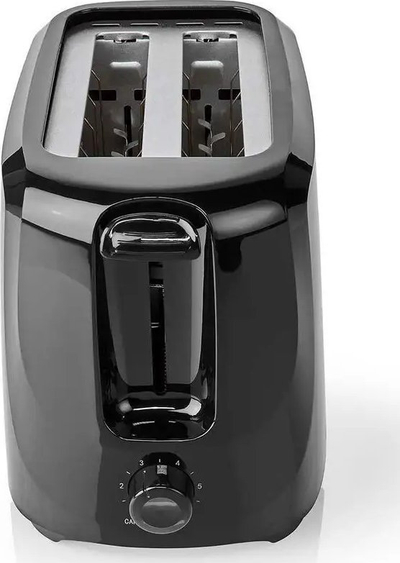 Toster Nedis 2 Slice, 6 nivele pjekjeje, 700W, i bardhë