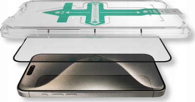 Qelq mbrojtës NEXT ONE All-Rounder, për iPhone 15 Pro Max, 9H, transparent