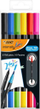 Markera BIC Intensity 2-anëshe, 6 ngjyra, i zi