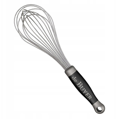 Rrahëse profesionale De Buyer Göma 2610.25, çelik inox, 40 cm, ngjyrë argjendtë