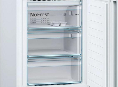 Frigorifer Bosch KGN36VWED, 302L, NoFrost, i bardhë