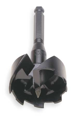 Freza druri Milwaukee Self-Feed 1-3/4" x 6", bosht hex, çelik i fortë, e zezë