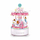 Set ndërtimi Sluban Music Box Carousel M38-B1171, 566 pjesë, me muzikë dhe drita, rozë