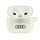 Mbulesë për AirPods 3 Audi IML Geometric Pattern, dizajn me logo, e bardhë