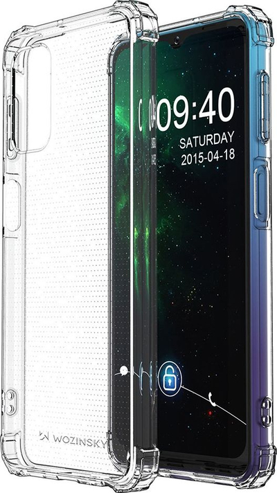 Maskë telefoni Wozinsky për Samsung Galaxy A32 5G, silikon i butë, me cepa të forcuar, transparente