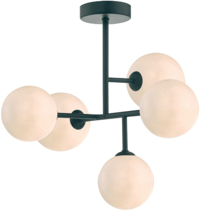 Llambadar tavani Domoletti CAMPO 2020135C, 5x25W G9, metal i zi