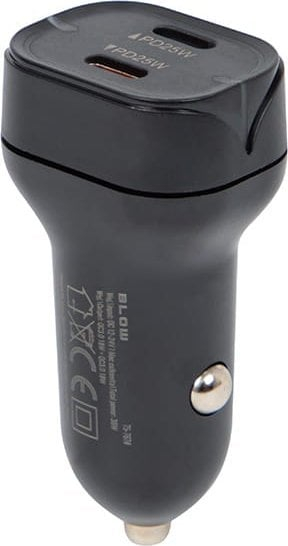 Полнач за автомобил G50B 75-779, USB-C x2, 50W, црн