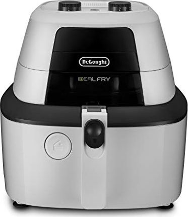 Fritezë me ajër DeLonghi FH2133, kapacitet 1 kg, IdealFry, bardhë e zi