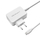 Adapter rryme Qoltec 51039, 65W, USB Type C, i bardhë