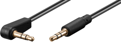 Kabllo audio Microconnect AUDLL1.5A, 1.5 m, 3.5 mm, e zezë