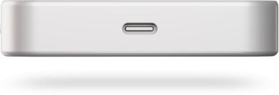 Power bank ZENS Slim Qi2 алуминиум, 10000mAh, безжично полнење, бел