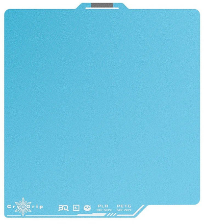 Pllakë ndërtimi 3D BIQU Panda BuildPlate CryoGrip Pro Frostbite, magnetike dyanshe, 257x257mm, gri