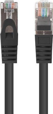 Kabllo rrjeti Lanberg Patchcord CAT.6 FTP, 0.25m, set 10 copë, e zezë