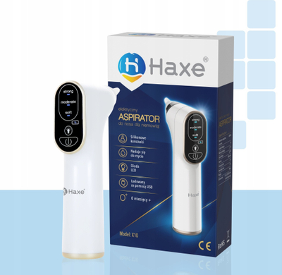 Електричен назален аспиратор Haxe HX212, за бебиња, син