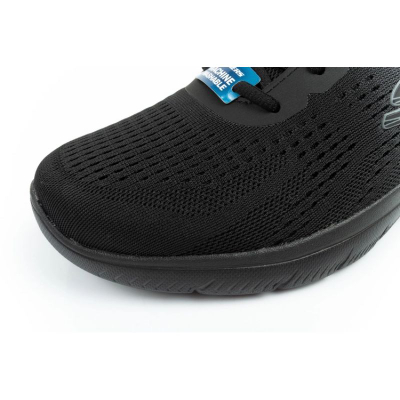 Atlete Skechers Summits Torre, 100% vegane, lahen në makinë, të zeza