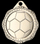Medalje futbolli Victoria Sport 13679285, metal, ngjyrë ari