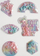 Stickerë Incood Good Vibes Only, set 6 copë, për zbukurim, shumëngjyrësh