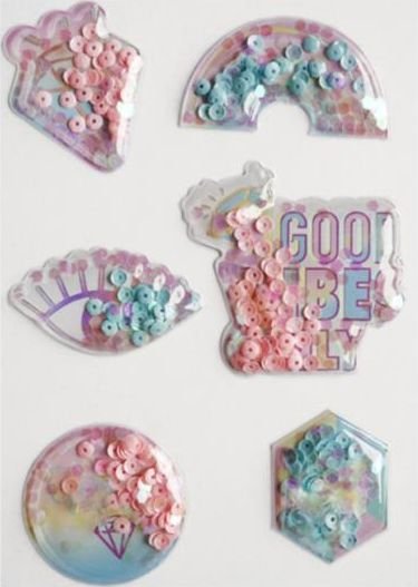 Stickerë Incood Good Vibes Only, set 6 copë, për zbukurim, shumëngjyrësh