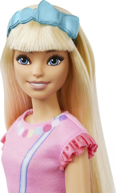 Kukull Barbie My First Malibu, trup i butë, e lëvizshme, bjonde
