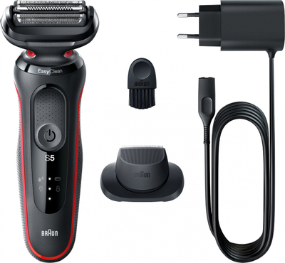 Rrojë elektrike Braun Series 5 51-R1200S, 3 tehe fleksibile, rezistente ndaj ujit, blu