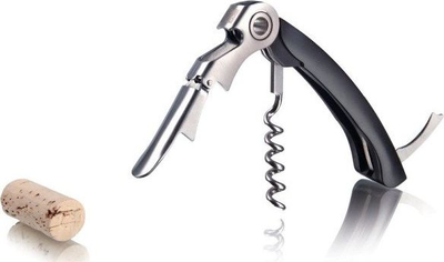 Hapëse vere Vacu Vin Double Hanging, mekanizëm i dyfishtë, dorezë ergonomike, e zezë