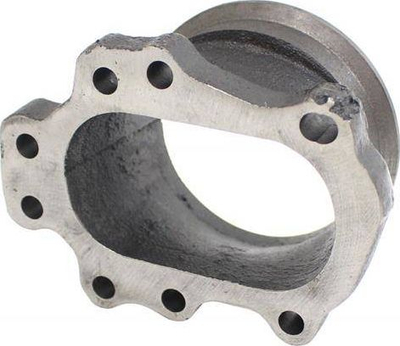 Downpipe TurboWorks_D, Flanxhë T25 T28 GT25 GT28 me 3" V Band, gize