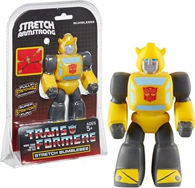 Lodër elastike Character Options DC Stretch Bumblebee, figurë që shtrihet, për kalamaj 5+, e verdhë