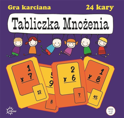 Lojë edukative Abino Multiplication Table, kartela shumëzimi, për kalamaj