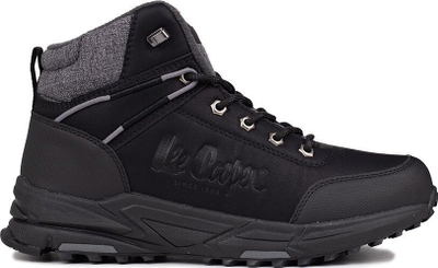 Këpucë për jashtë për burra Lee Cooper LCJ-23-01-2036M, të mbrojtura, me lidhëse, të zeza