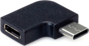 Adapter USB Type C në USB Type C Value 12.99.2996, USB 3.1, kënd 90°, i zi