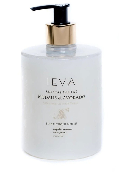 Sapunë lëng Ieva Honey Avocado, 500ml, për duar
