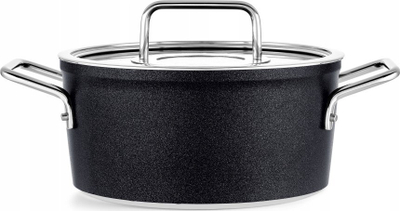 Tenxhere alumini Fissler Adamant, 20 cm, veshje jo ngjitëse, gri e errët