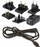 Adapter rryme Honeywell 851-094-021, AC brendshëm, me koka ndërkombëtare, i zi