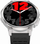 Orë inteligjente Gravity GT23 4, ekran 1.85", Bluetooth, argjendi me rrip i zi