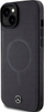 Mbulesë telefoni Mercedes MEHMP15M23RCMK për iPhone 15 Plus 6.7", lëkurë ekologjike, MagSafe, e zezë
