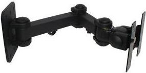 LINDY LCD Multi Joint Wall Bracket за монитори од 14" до 19", Црн