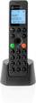 Telefoni pa tela Motorola Voice DOT201, me altoparlant hands free, bllokim thirrjesh, i zi