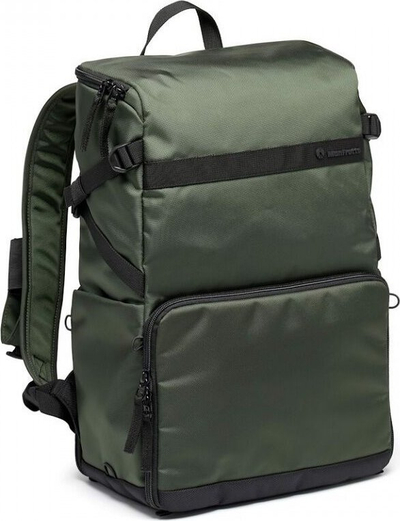 Фотографска ранец‑торба Manfrotto Street Backpack, за DSLR, за лаптоп 14\", сиво‑зелена