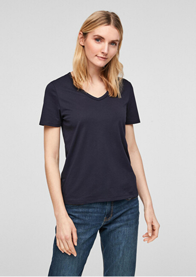 Маица s.Oliver Slim Fit 120.11.899.12.130.2060852.5959, сина