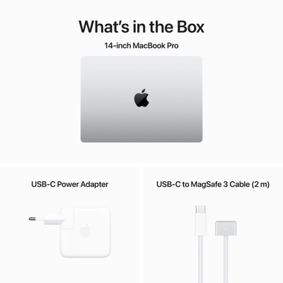 Apple MacBook Pro 14", M3 Pro 12-Core, 18GB, 1TB, 18-Core GPU, Silver