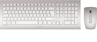Set tastierë me maus CHERRY DW 8000, wireless RF, QWERTY US, ngjyrë argjendi