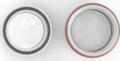 Kuti termike Monbento MB Capsule Cinnamon Fox, 280ml, çelik inox, rozë