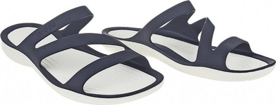 Sandale Crocs Swiftwater 203998-462, nr. 36/37, blu e errët me të bardhë