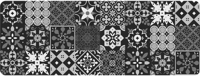 Tapet shkumë Salou Gray Foam Mat Large, 45x120cm, gri