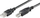 Kабел USB MicroConnect USB 2.0 A во B, 3m, LSZH, црн